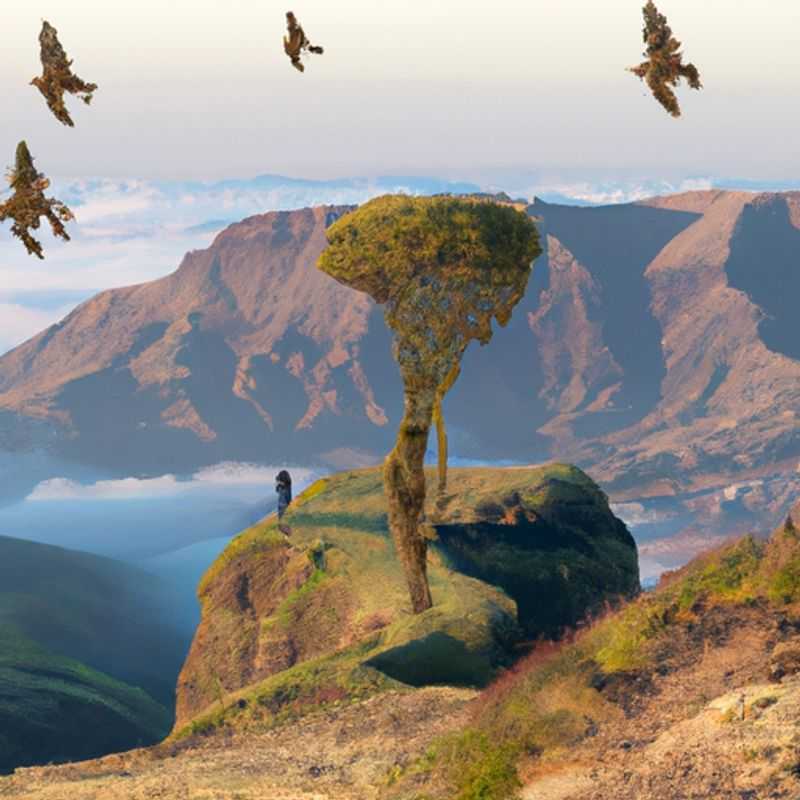 Journey to the Roof of Ethiopia&#58; Exploring Ras Dashen in the Majestic Simien Mountains in Winter's Embrace