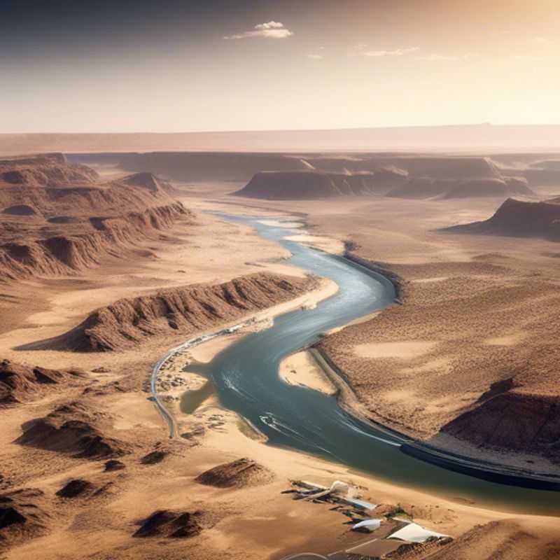Le spectaculaire canyon Fish River en Namibie, un chef-d'œuvre de la nature.