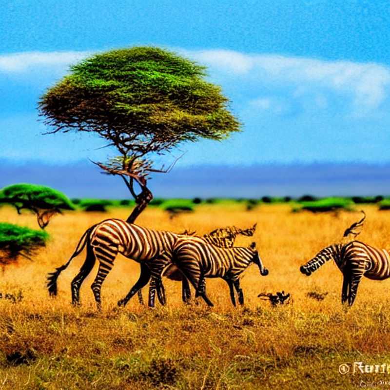 Reserva Nacional Maasai Mara, Quênia: Paisagem deslumbrante de savana durante o verão.