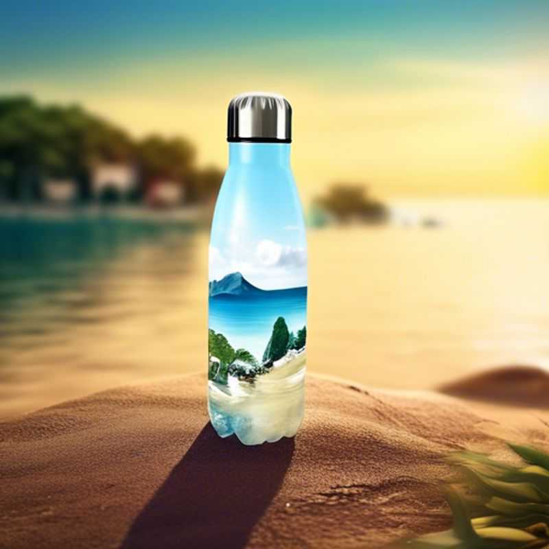 A reusable water bottle, ready to quench your thirst and save the planet.