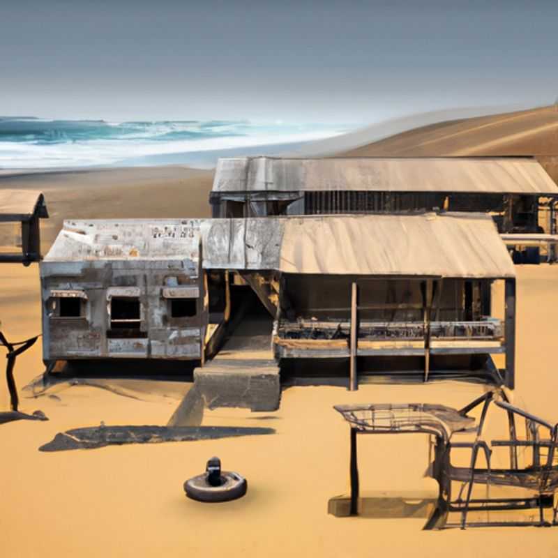 Skeleton Coast's Springtime Awakening: A Sandy Symphony of Life and Legend