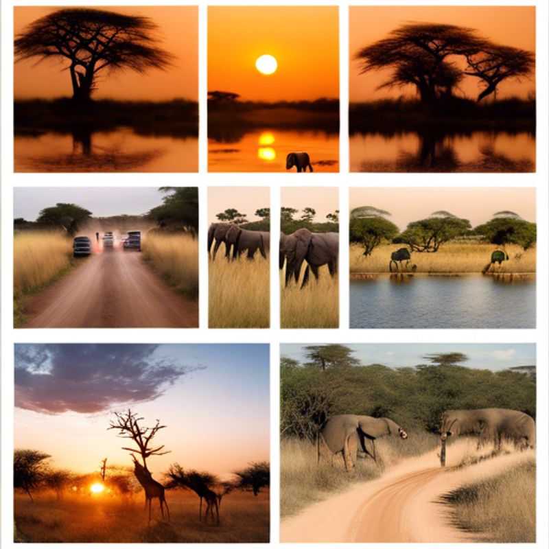 Le groupe de voyageurs, composé de trois couples, admire la beauté brute du parc national Kruger en Afrique du Sud, illuminé par la lumière dorée de la transition entre l'été et l'automne.