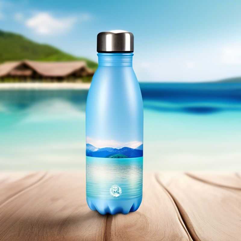 A reusable water bottle, ready to quench your thirst and save the planet.