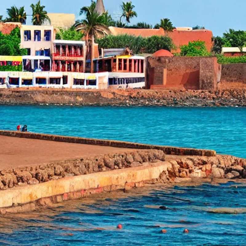 Isla de Gorée, Senegal: Un paisaje sereno que ilustra la importancia de la seguridad del viajero.