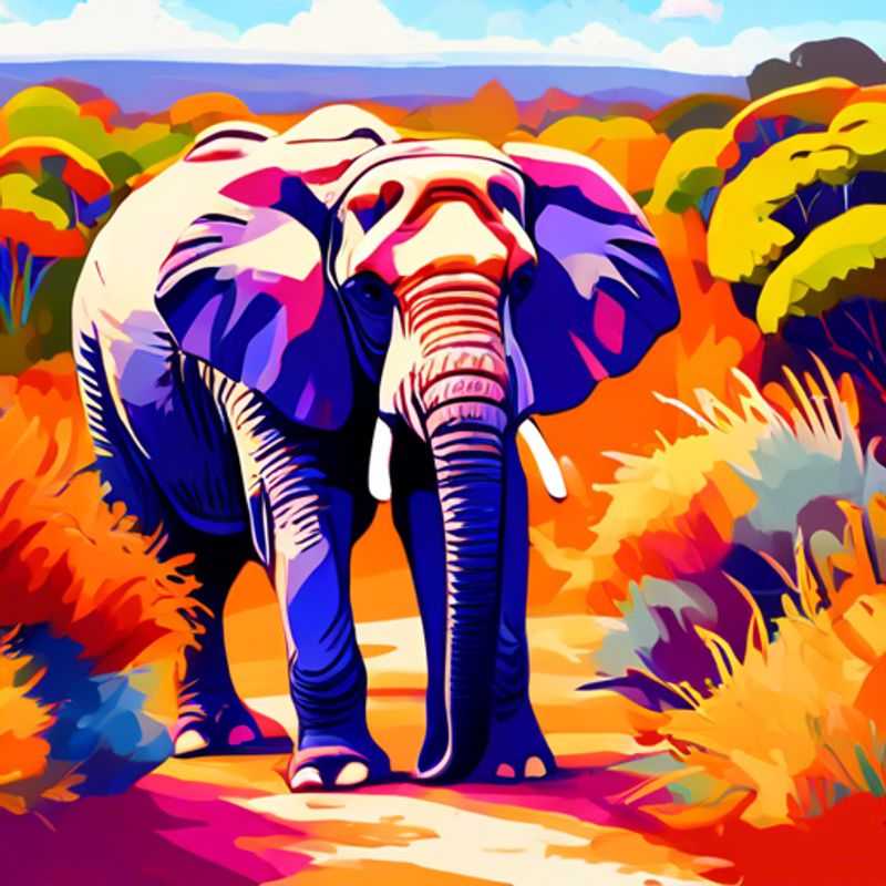 Le Parc national d'Addo Elephant, Afrique du Sud : une réserve animalière spectaculaire où les éléphants d'Afrique règnent en maîtres.