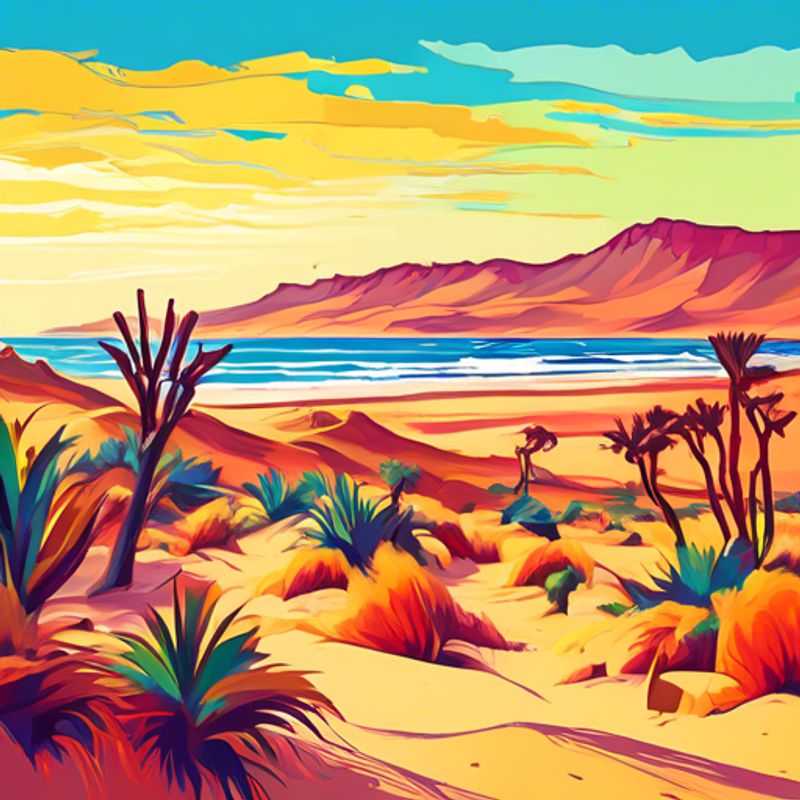 Here are a few options for alt text in Spanish for an image of the Skeleton Coast, Namibia, depending on the specific image: