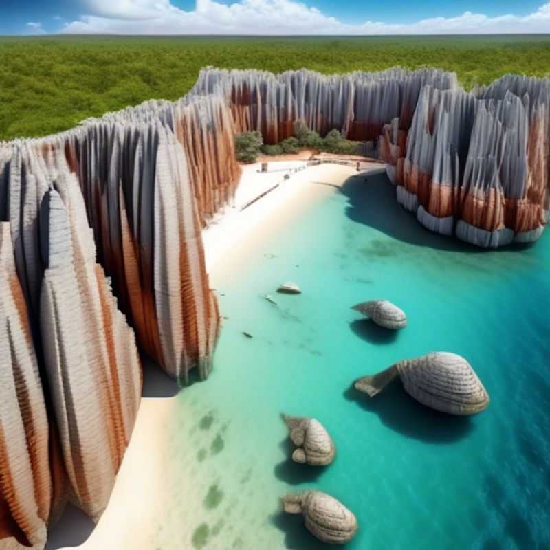 Les impressionnants Tsingy de Bemaraha à Madagascar, un paysage karstique unique au monde.