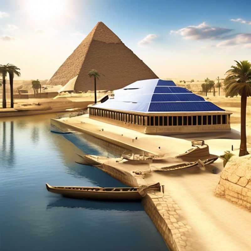 Un coucher de soleil romantique sur les pyramides : Magie égyptienne entre hiver et printemps