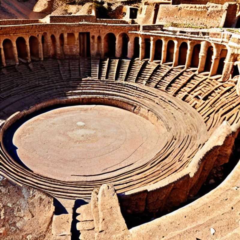 The majestic El Jem Amphitheatre in Tunisia, a testament to Roman engineering.