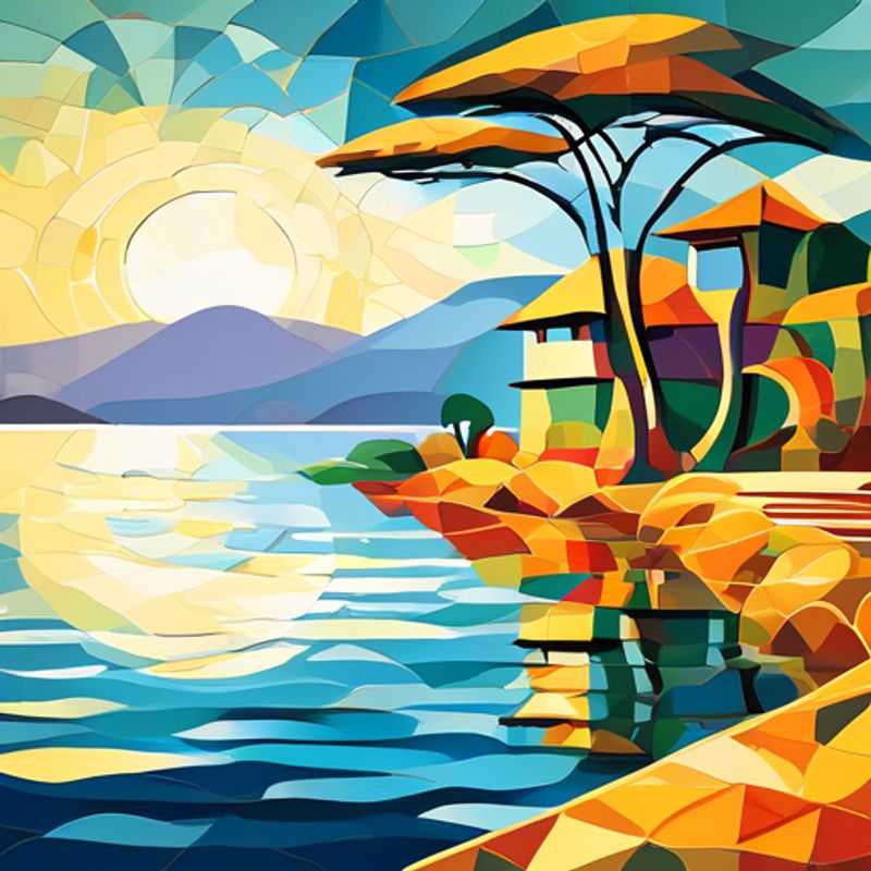 Une famille de festivaliers profitant de la tranquillité et de la beauté sereine du lac Tanganyika, en Tanzanie, lors de leur escapade de 24 heures entre l'été et l'automne.