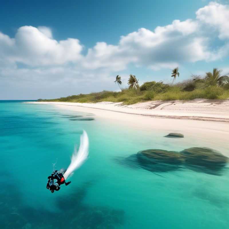 Two intrepid couples exploring the pristine beaches and turquoise waters of Bazaruto Island, Mozambique, on a thrilling 24-hour adventure between winter and spring. Their faces alight with wonder as they immerse themselves in the island's natural splendor, eager to uncover the stories and traditions of this remote paradise.