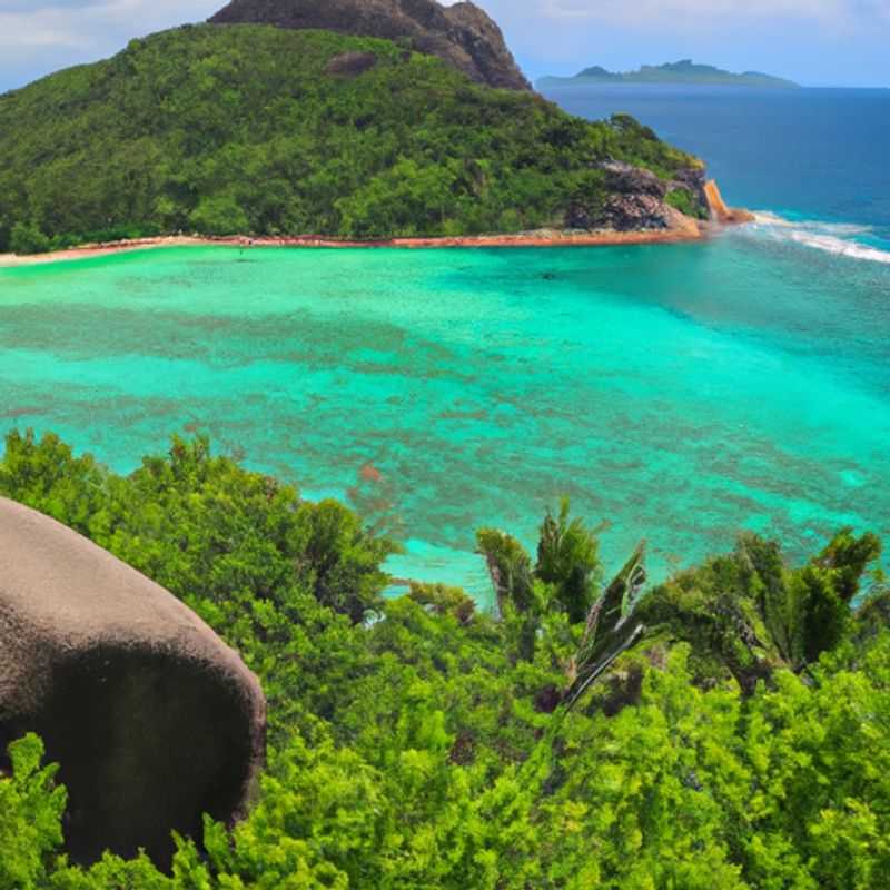 Witness the Enchanting Fall Hues of Beau Vallon Beach, Mahé Island