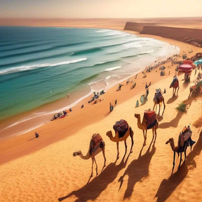 Découvrez l'oasis de Tighmert et le marché aux chameaux de Guelmim, Maroc, pendant l'hiver