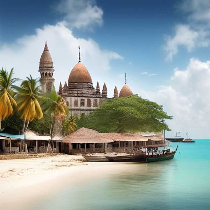Trois couples de weekend voyageurs explorant les plages paradisiaques et les eaux turquoise de l'archipel de Zanzibar, en Tanzanie, lors de leur escapade d'une semaine entre l'été et l'automne.