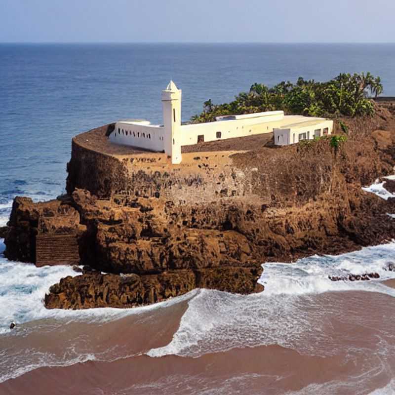 Elmina Castle, Ghana: A poignant historical landmark, showcasing the sobering legacy of the transatlantic slave trade.