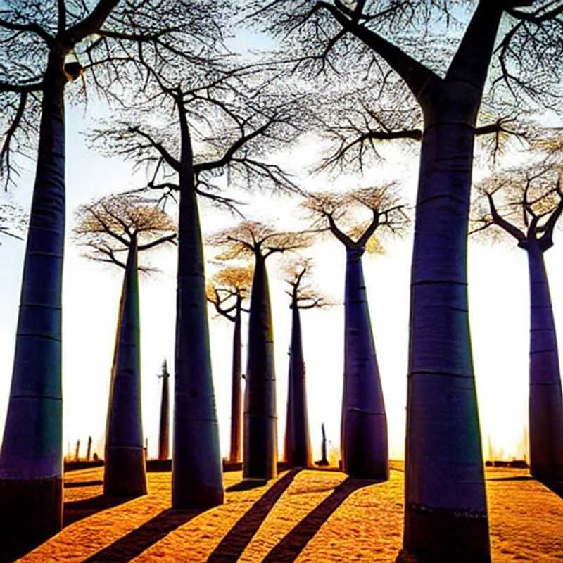 The majestic Avenue of the Baobabs in Madagascar, showcasing the stunning landscape and highlighting the importance of responsible and safe travel practices in this breathtaking location.