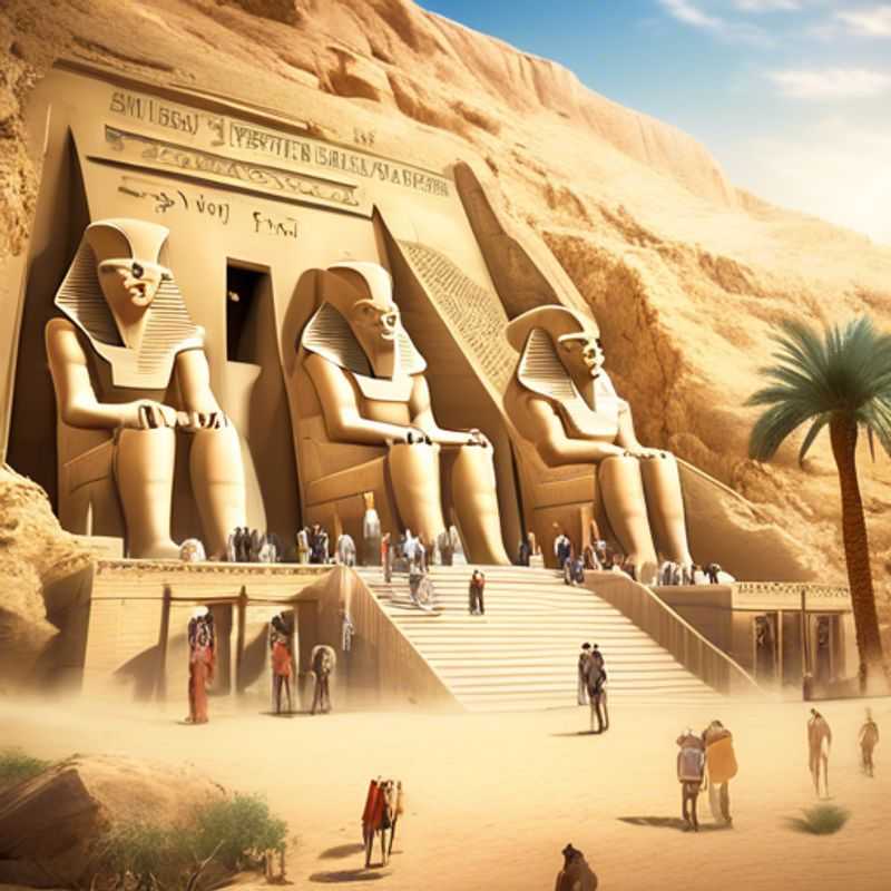 La Vallée des Rois en Égypte : des tombeaux pharaoniques majestueux.