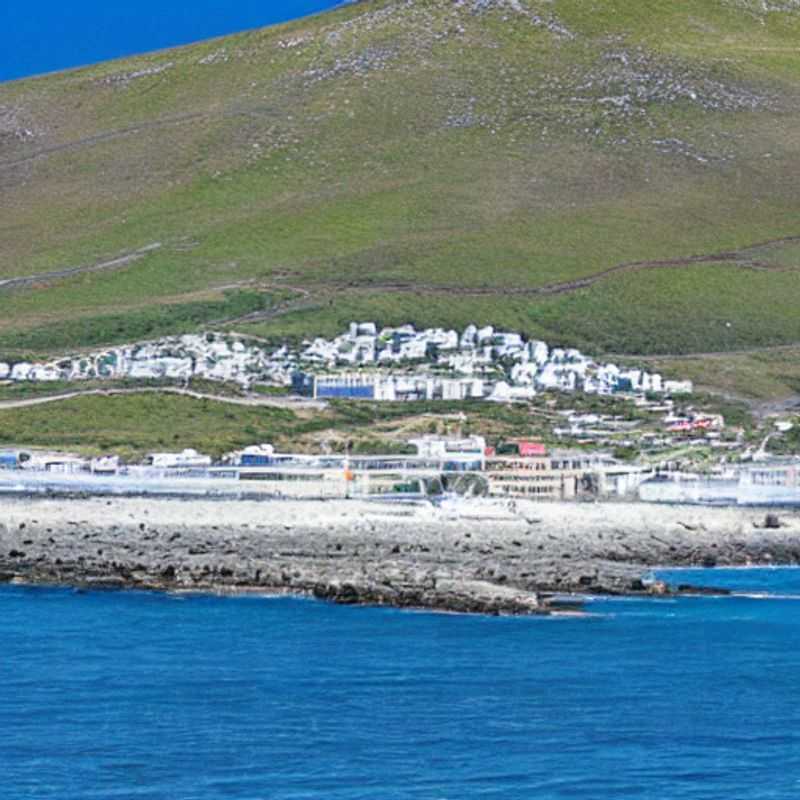 Robben Island, South Africa: A powerful image showcasing the island's historical significance and emphasizing the importance of safe and respectful tourism practices during a visit.