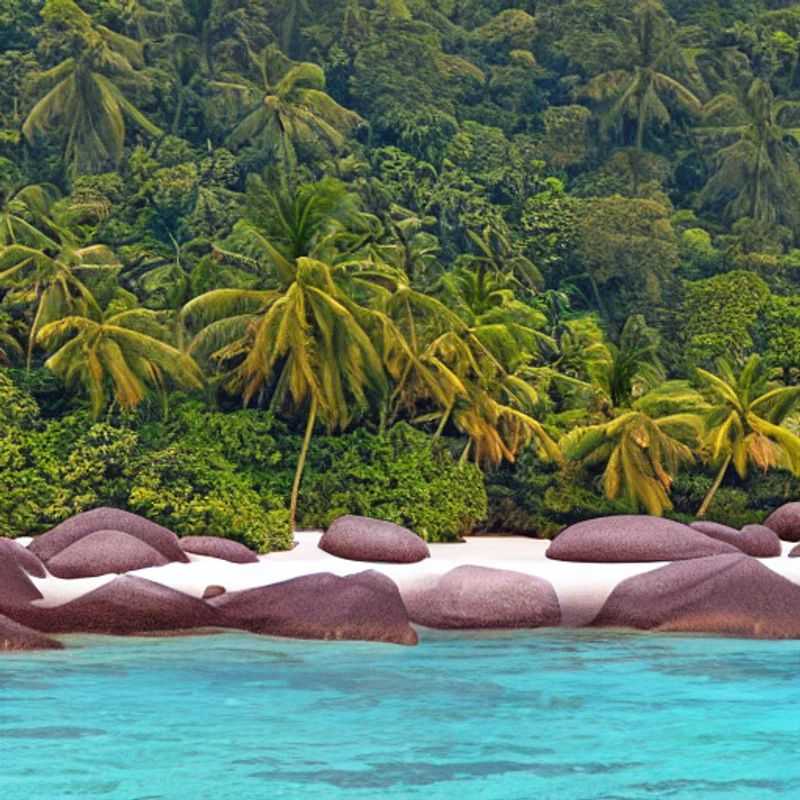 Ilha de Mahé, Seychelles: Paisagem paradisíaca ilustrando a beleza natural e a importância de práticas de segurança para uma viagem tranquila.
