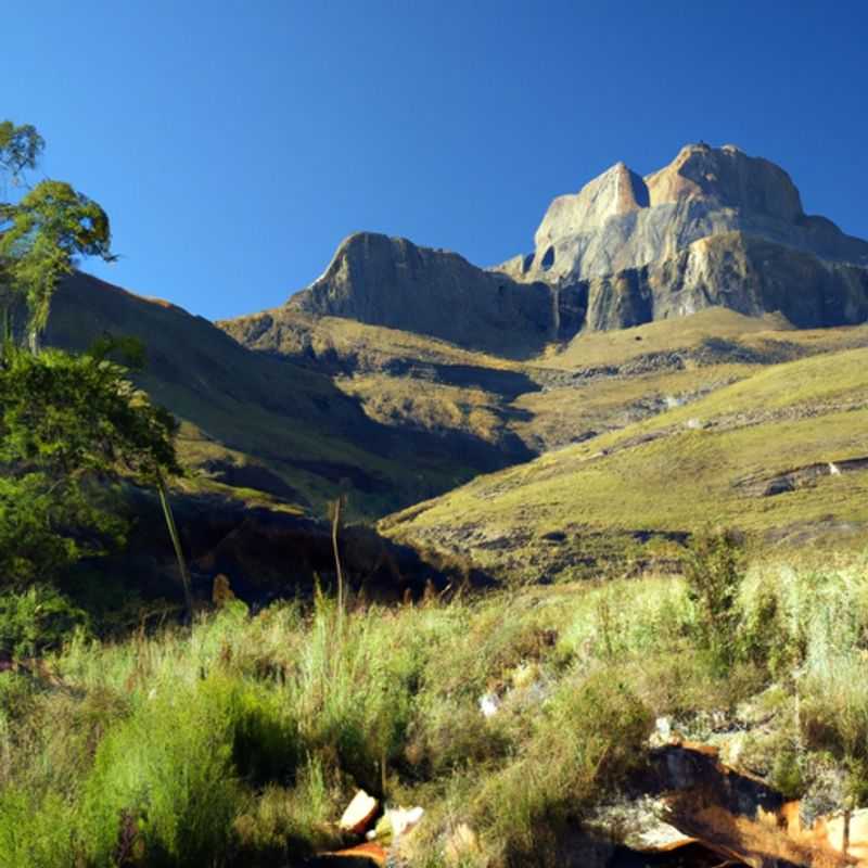 Bird Watching in Cathedral Peak, a Symphony of Colors Soaring Amidst the Majestic Drakensberg