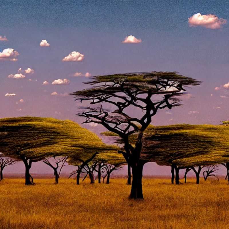 Le Parc National du Serengeti, Tanzanie :