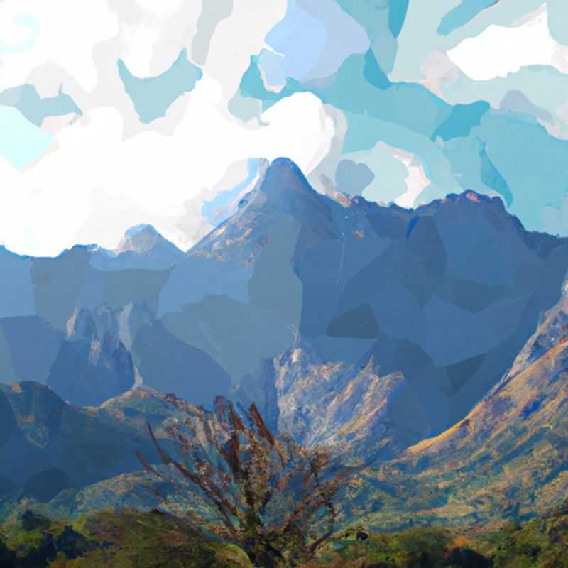 Six intrepid travelers stand tall against the imposing backdrop of Mount Mulanje in Malawi during their 4-day winter adventure. The mountain's rugged slopes and ethereal beauty provide a stunning backdrop for their exploration.