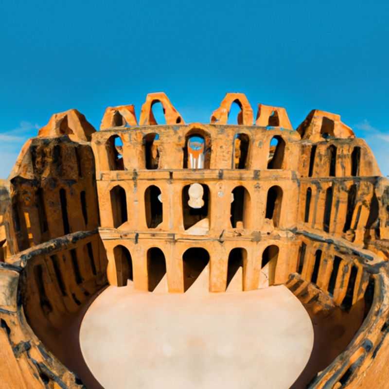 Explore El Djem Amphitheater in El Djem Amphitheater, Tunisia in Autumn's Embrace