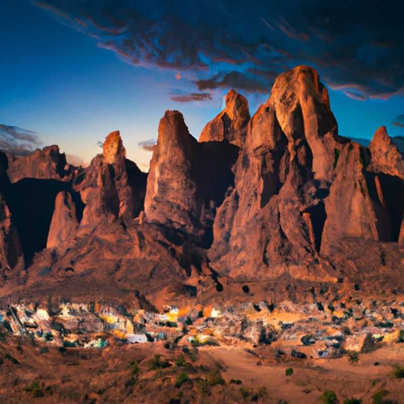 Immerse in the Enchanting Winter Wonderland of Tahat Mountain, Algeria: A Journey of Discovery and Awe