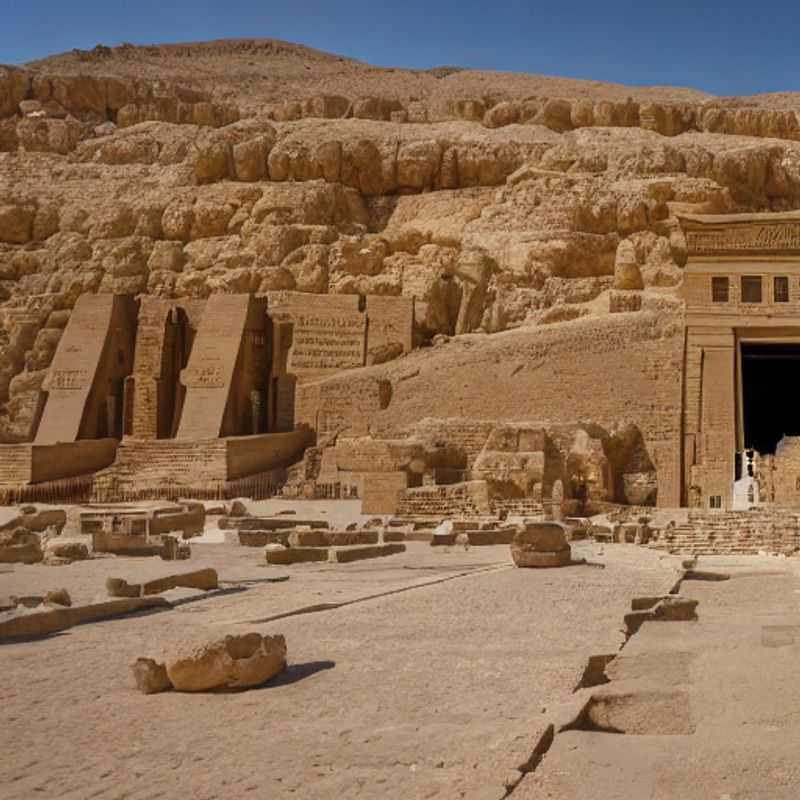 The majestic Valley of the Kings in Egypt, showcasing the ancient tombs and emphasizing the importance of responsible and safe tourism practices.