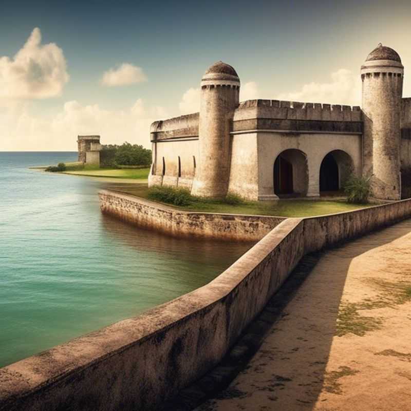 La forteresse de São Sebastião, Mozambique : un témoignage impressionnant de l'histoire coloniale.