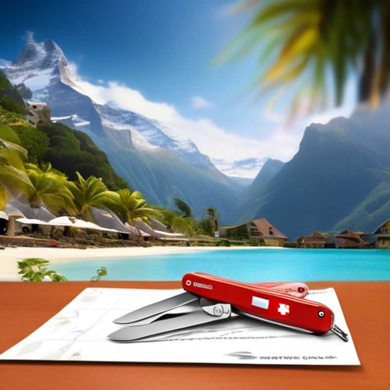 A versatile Swiss Army Knife displayed on a wooden surface, showcasing its array of tools, perfect for outdoor adventures and everyday tasks, highlighting the essential features to consider before purchasing a multi-tool.