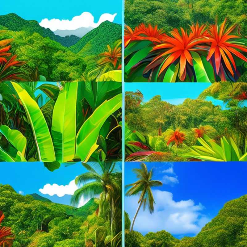 Le Jardin botanique des Seychelles, un havre de paix luxuriant aux Seychelles, présentant une riche biodiversité.