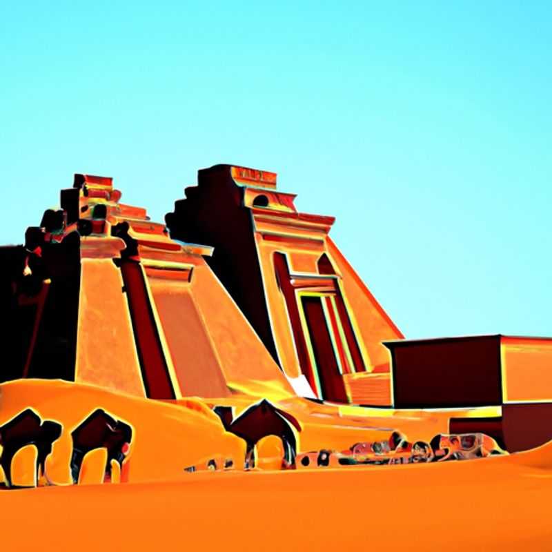 A family embarks on an unforgettable journey to the ancient Meroe Pyramids, Sudan, during the vibrant summer months. The children's eyes sparkle with wonder as they explore these architectural marvels, remnants of a glorious civilization.