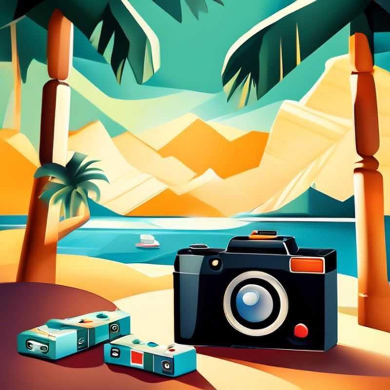 A camera and spare batteries, essential companions for capturing unforgettable moments.