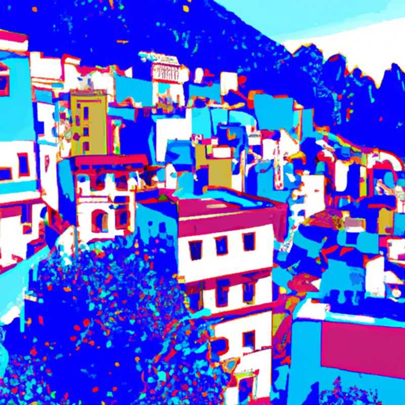 A solo traveler immerses themselves in the vibrant blue-washed streets of Chefchaouen, Morocco, during a transformative 3-week journey between summer and fall, capturing the essence of this enchanting city.