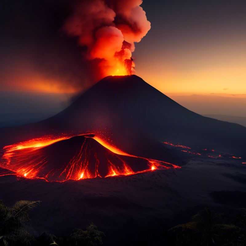 Deux couples d'éco-touristes contemplant la majestueuse silhouette du volcan Nyiragongo, en République démocratique du Congo, lors de leur périple printanier.