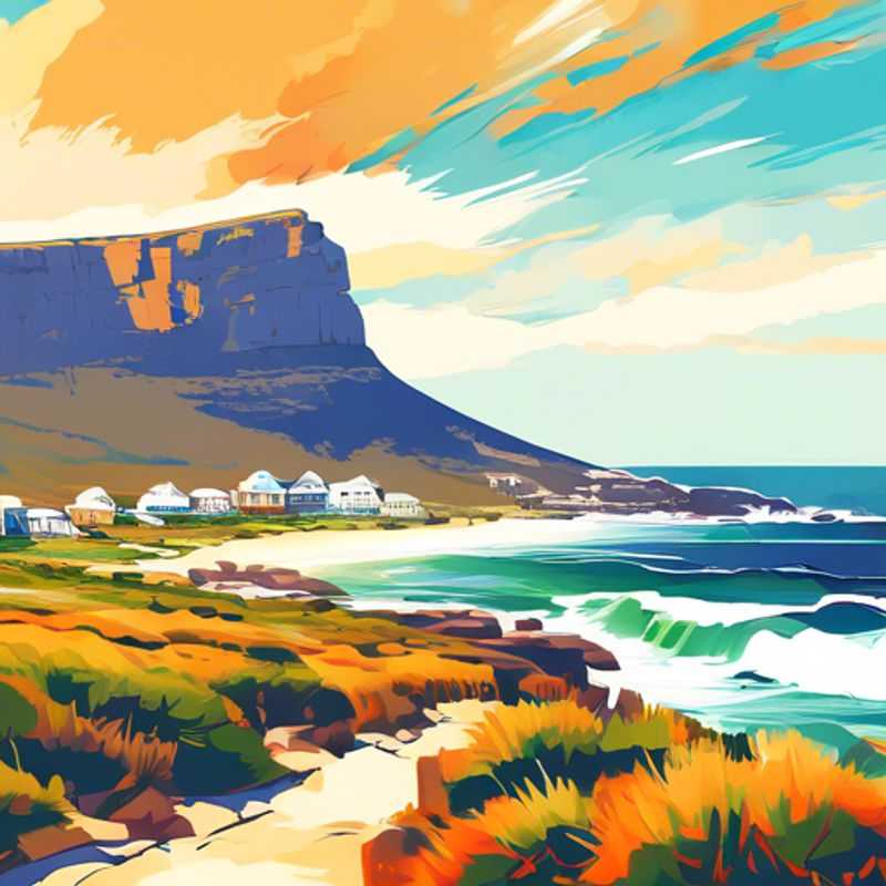 The Wellness Traveler stands in awe before the rugged, wind-swept cliffs of the iconic Cape of Good Hope, South Africa, a natural wonder that inspires a sense of adventure and rejuvenation during their summer-to-fall journey.