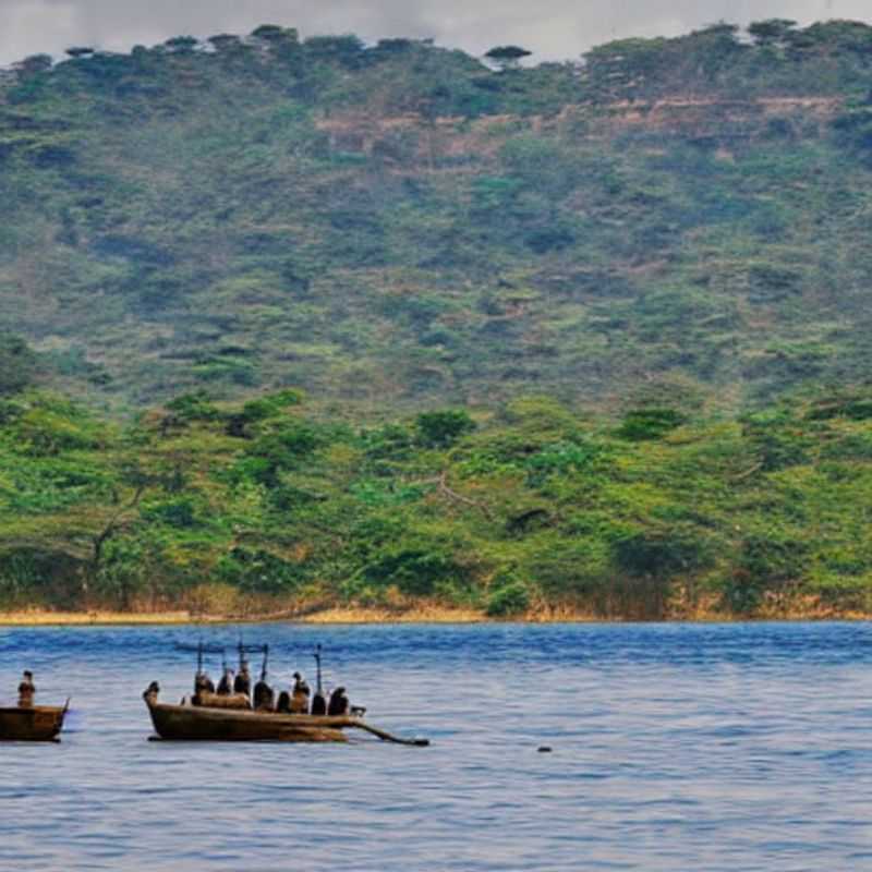 Impresionante vista del Lago Victoria, compartido entre Kenia, Uganda y Tanzania.