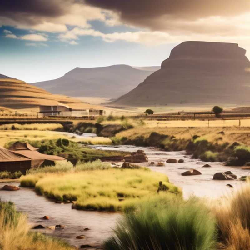 Les montagnes majestueuses et les paysages époustouflants des Hautes Terres du Lesotho.