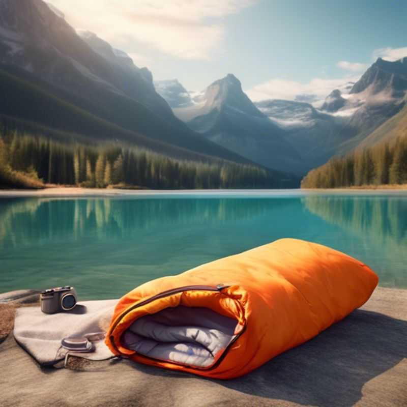 A lightweight sleeping bag or travel sheet, ideal for camping or remote stays.