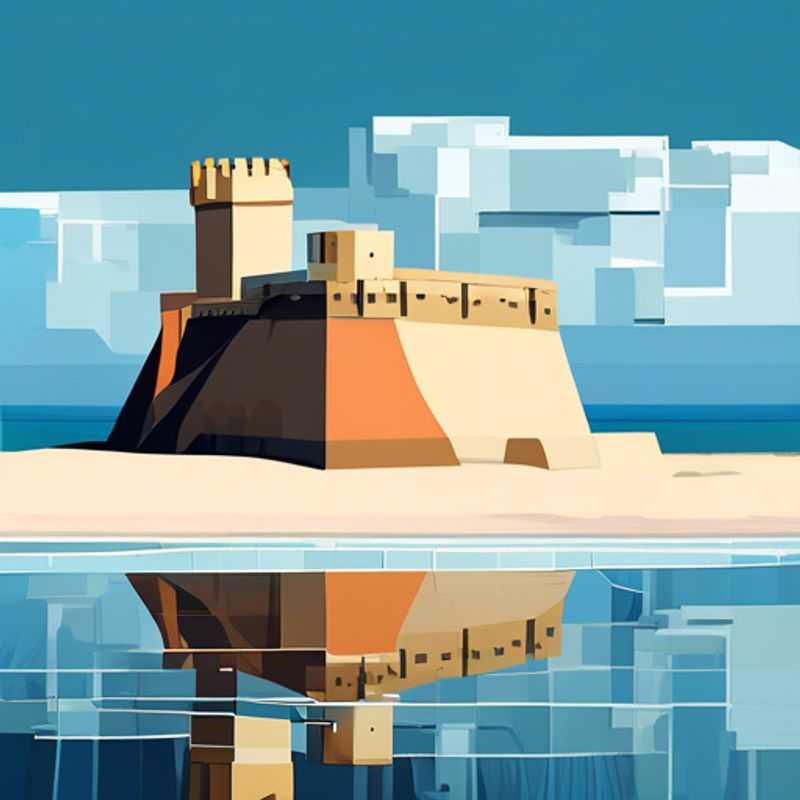 La forteresse de São Sebastião, Mozambique : un témoignage impressionnant de l'histoire coloniale.