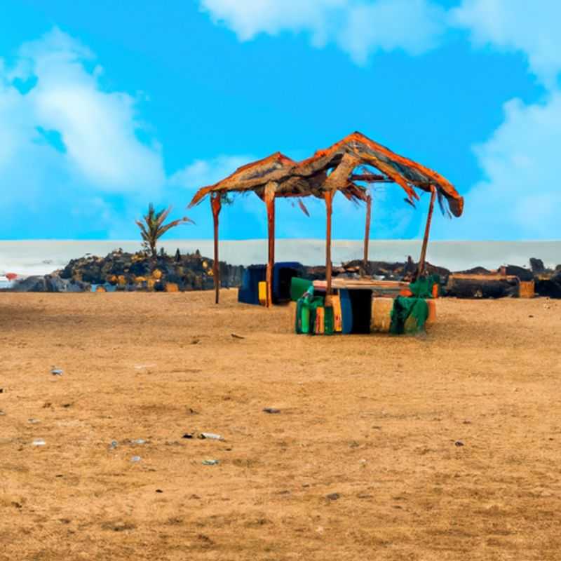 Six friends revel in the vibrant atmosphere of Cotonou Beaches, Benin, during their two-week spring getaway. The golden sands and azure waters provide a picturesque backdrop for their adventure-filled vacation.
