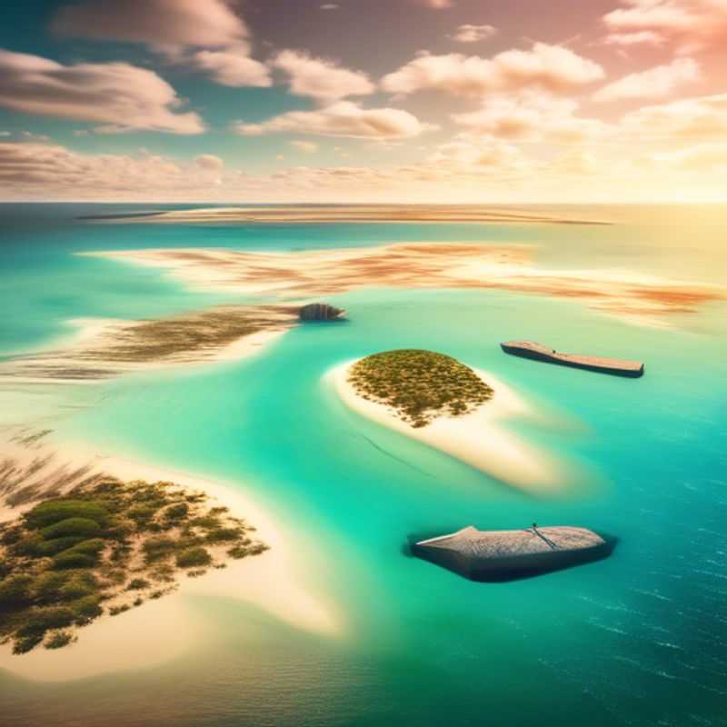 L'île de Bazaruto, Mozambique : eaux turquoise scintillantes et plages de sable blanc immaculé.