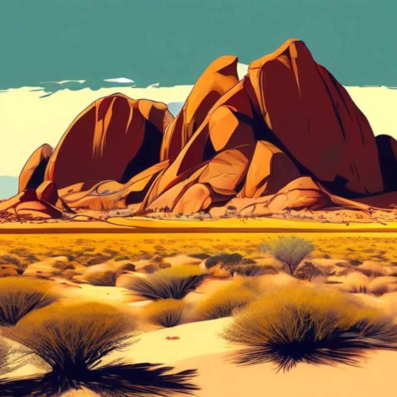 Tres parejas explorando las imponentes formaciones rocosas de Spitzkoppe en Namibia, bajo el cielo azul primaveral. Un viaje memorable para los viajeros con presupuesto limitado.