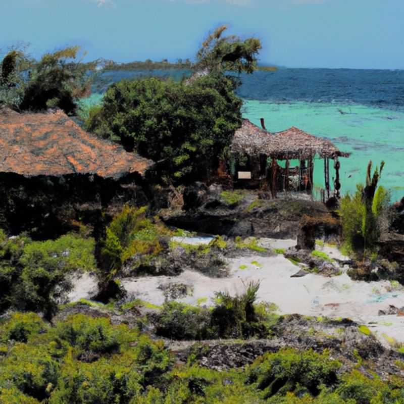 A vibrant group of six travelers soaking up the serene beauty of the Zanzibar Archipelago, Tanzania, on their 4-day journey between summer and fall, immersing themselves in the island's rich culture and tropical wonders.