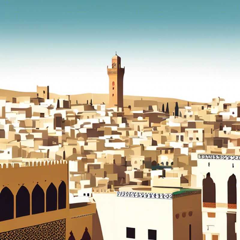 The bustling, labyrinthine streets of the Medina of Fez, Morocco, a captivating time capsule where the Gap Year Travelers immerse themselves in the vibrant sights, sounds, and scents of this ancient cultural marvel during their summer adventure.
