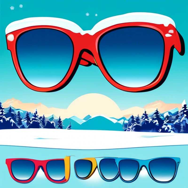 Une paire de lunettes de soleil élégantes, protégeant vos yeux du soleil tout en ajoutant une touche de style à votre look.