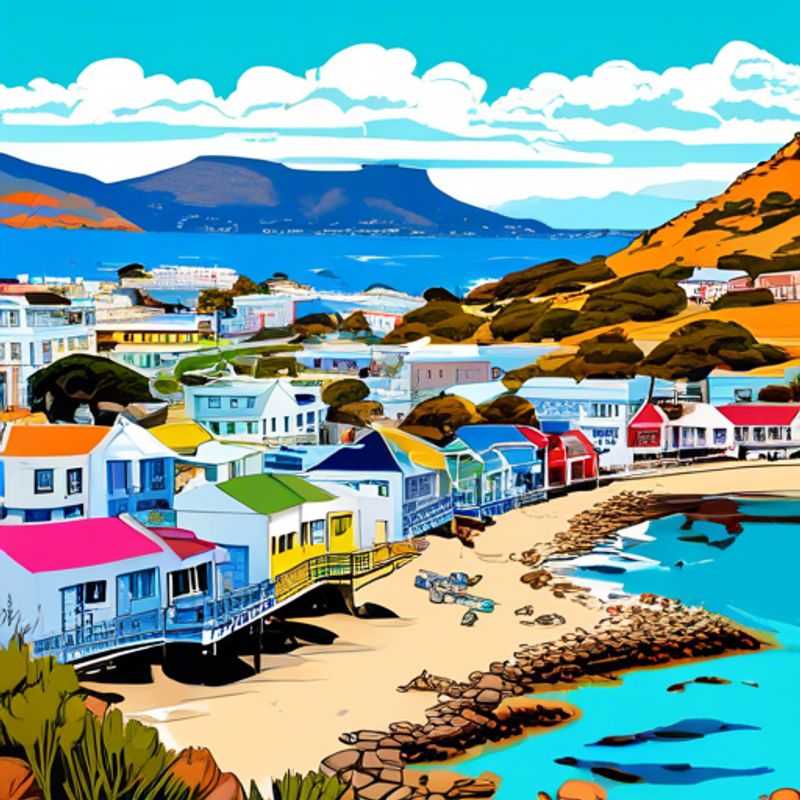 Simon's Town, Afrique du Sud : Charme côtier et rencontre avec les célèbres pingouins africains.
