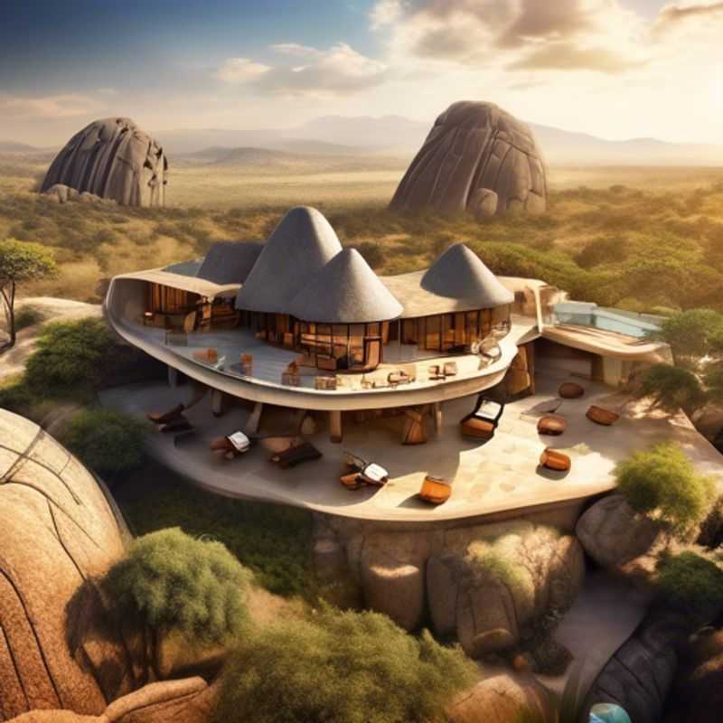 Les collines de Matobo au Zimbabwe, un paysage spectaculaire de rochers granitiques et de végétation luxuriante.