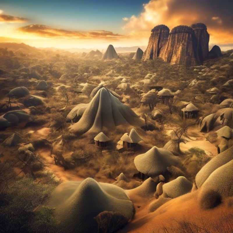 Le Parc National d'Isalo à Madagascar, avec ses paysages spectaculaires de canyons, de piscines naturelles et de formations rocheuses uniques.